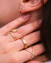 Load image into Gallery viewer, Snake Ring | Gold Plated 925 Sterling Silver
