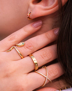 Snake Ring | Gold Plated 925 Sterling Silver