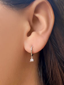 Hailey Drops Silver Earrings 