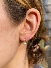 Load image into Gallery viewer, Tiny Safety Pin Studs Gold | Gold Plated 925 Sterling Silver
