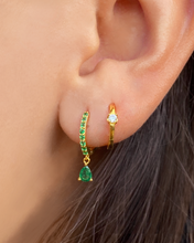 Load image into Gallery viewer, Piper Emerald Earrings 
