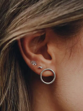 Load image into Gallery viewer, Eye Studs Silver | 925 Sterling Silver
