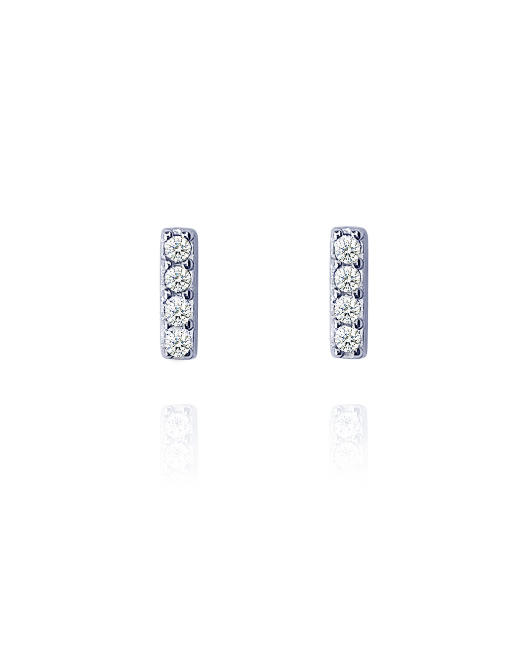 Bar Studs Silver