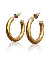 Load image into Gallery viewer, Zoie Hoops Gold
