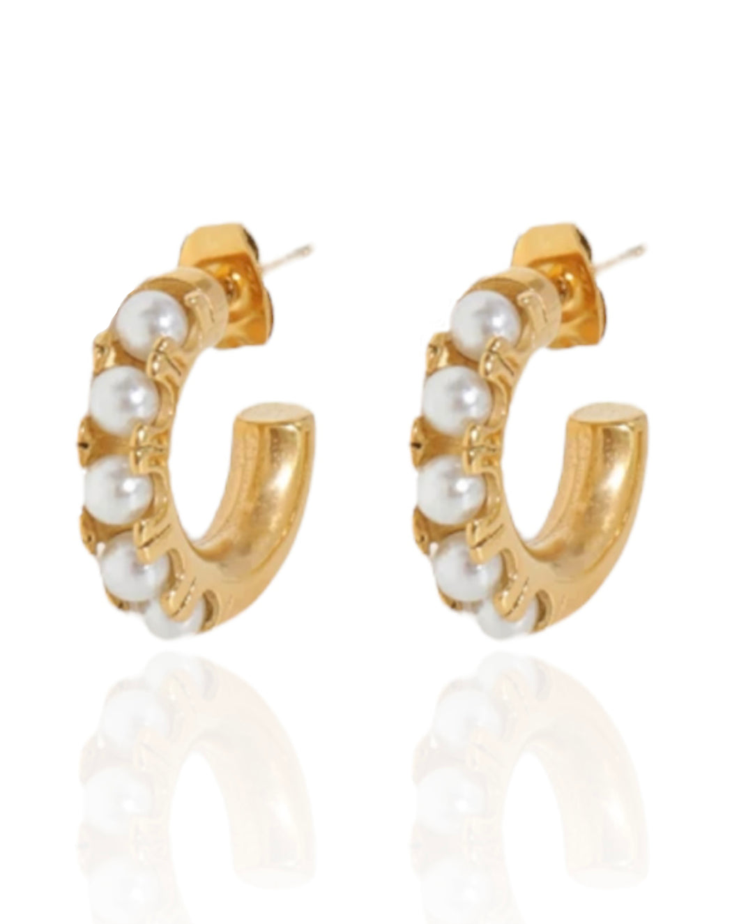 Adora Pearl Hoops