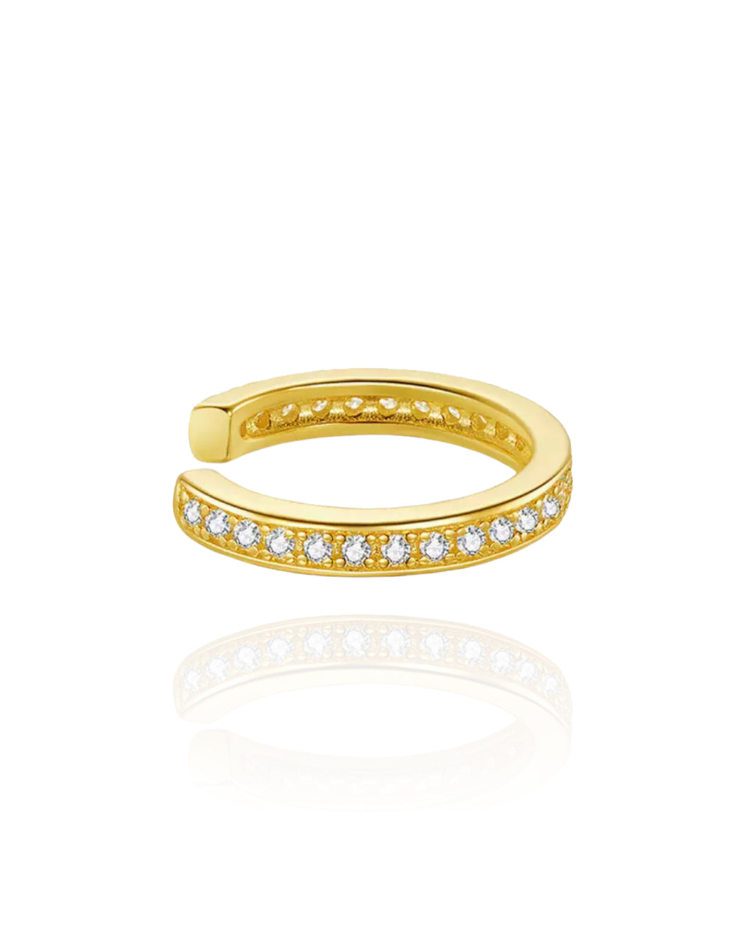 Celeste No Piercing Ear Cuff Gold | Gold Plated 925 Sterling Silver