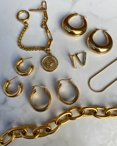 Sienna Gold Hoops
