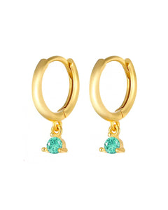 Hailey Drops Turquoise | Gold Plated 925 Sterling Silver