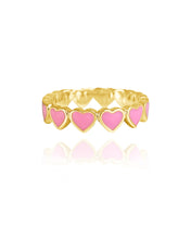 Load image into Gallery viewer, Heart You Ring Pink

