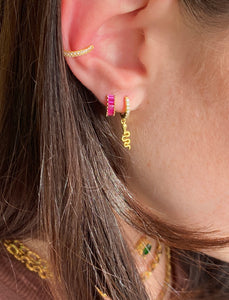 Snake Drops Gold | Gold Plated 925 Sterling Silver