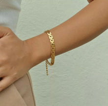 Load image into Gallery viewer, Ambra Link Bracelet Gold  | Stainless Steel Gold Plated
