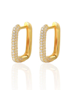 Libby Hoops Gold | Gold Plated 925 Sterling Silver