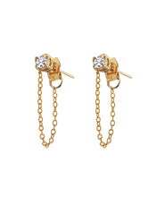 Load image into Gallery viewer, Large Freya Chain Earrings
