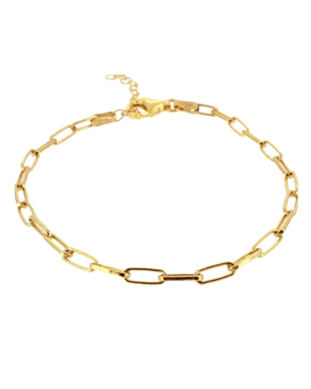 Louisa Tiny Link Bracelet Gold | Gold Plated 925 Sterling Silver