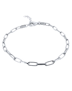 Louisa Tiny Link Bracelet Silver | 925 Sterling Silver