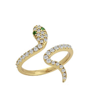 Load image into Gallery viewer, Snake Ring | Gold Plated 925 Sterling Silver
