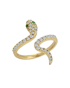 Snake Ring | Gold Plated 925 Sterling Silver
