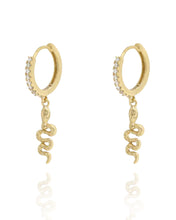 Load image into Gallery viewer, Snake Drops Gold | Gold Plated 925 Sterling Silver
