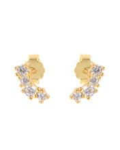 Load image into Gallery viewer, Starcluster Climbers | Gold Plated 925 Sterling Silver
