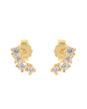Load image into Gallery viewer, Starcluster Climbers | Gold Plated 925 Sterling Silver
